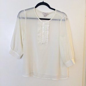 Loft sheer blouse